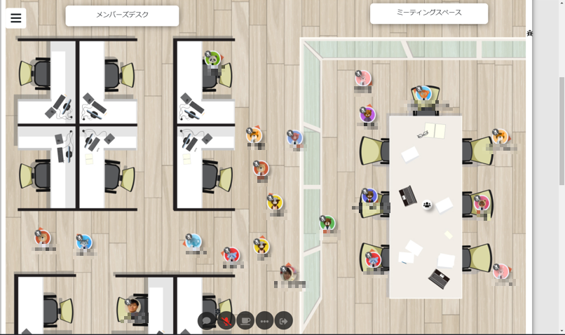 図版 ニット株式会社のバーチャルオフィス